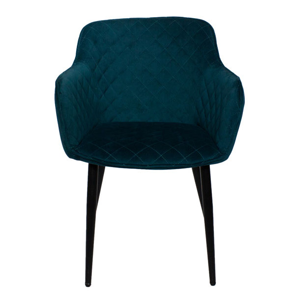 Стілець Impulse Gaby Павлиний синій велюр-2