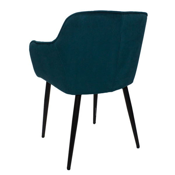 Стілець Impulse Gaby Павлиний синій велюр-3