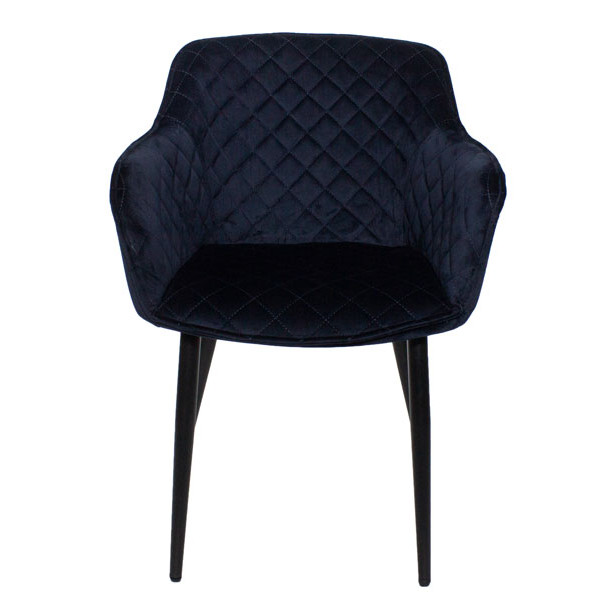 Стул Impulse Gaby Темно-синий велюр-1