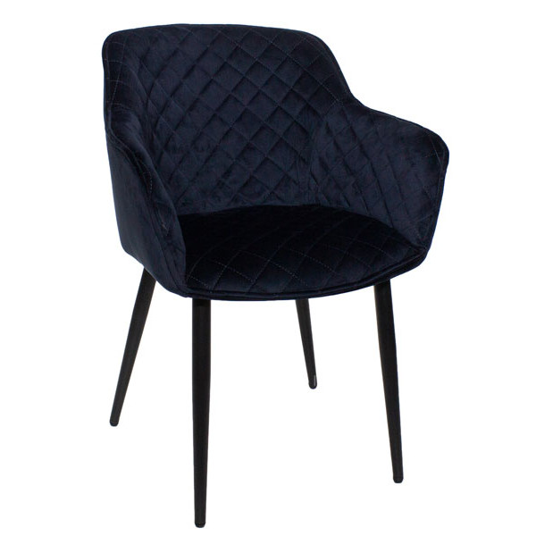 Стул Impulse Gaby Темно-синий велюр-0