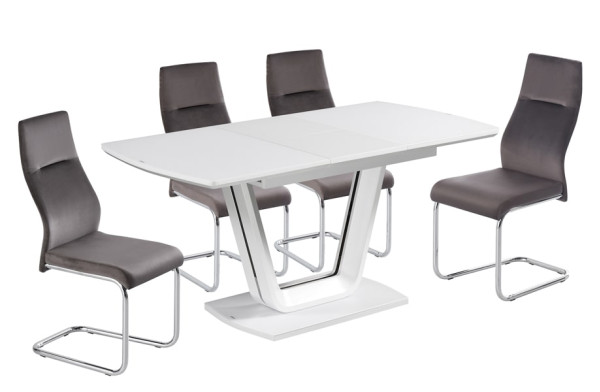 Стол раскладной обеденный Impulse Asti 140-180 Белый-6