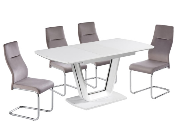 Стол раскладной обеденный Impulse Asti 140-180 Белый-7