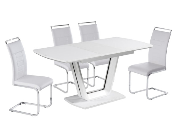 Стол раскладной обеденный Impulse Asti 140-180 Белый-8