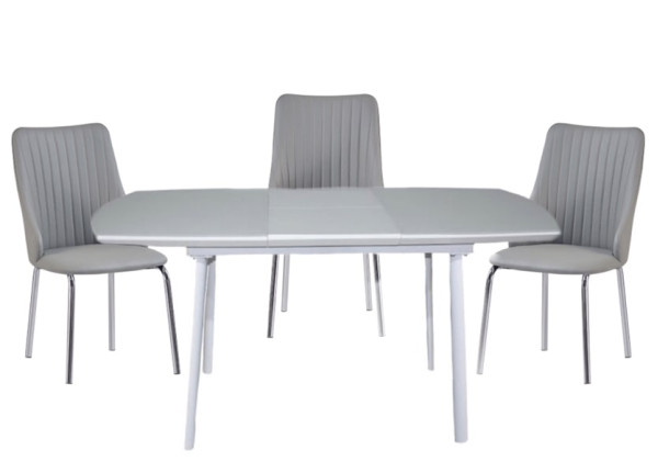 Стіл розкладний обідній Impulse Darvin Білий-3