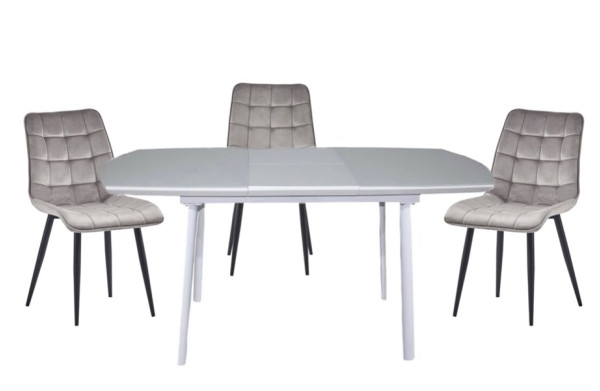 Стіл розкладний обідній Impulse Darvin Білий-4