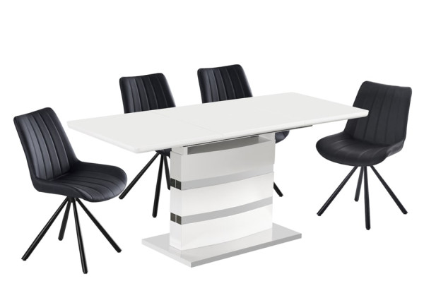 Стол раскладной обеденный Impulse Hammer Белый-4