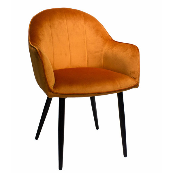 Стілець Impulse Nova Мідний велюр-0