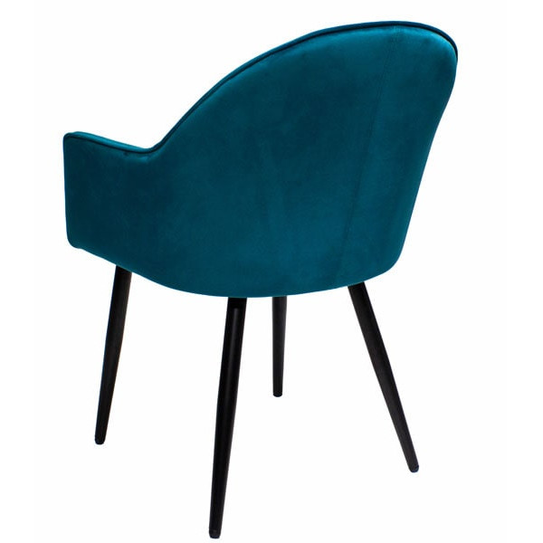 Стілець Impulse Nova Павлиний синій велюр-2