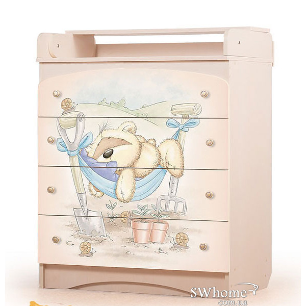 Комод пеленальний Вальтер Ведмедик Фозі Венге світлий Комод пеленальний Вальтер Ведмедик Фозі Венге світлий-0