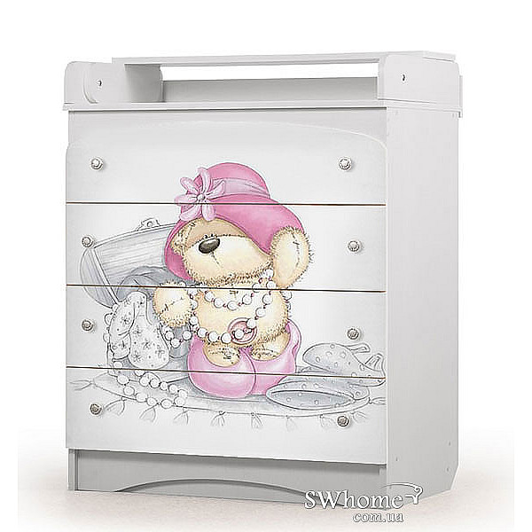 Комод пеленальний Вальтер Мішель Білий Комод пеленальний Вальтер Мішель Білий-0