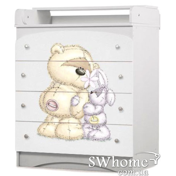 Комод пеленальний Вальтер Гудзики Білий Комод пеленальний Вальтер Гудзики Білий-0