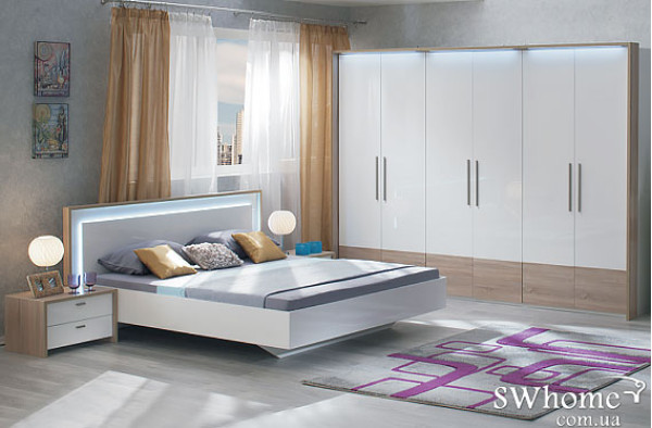 Двоспальне ліжко Embawood Верона Біле-0