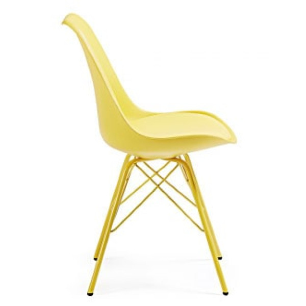 Стул La Forma Lars пластик Желтый-1