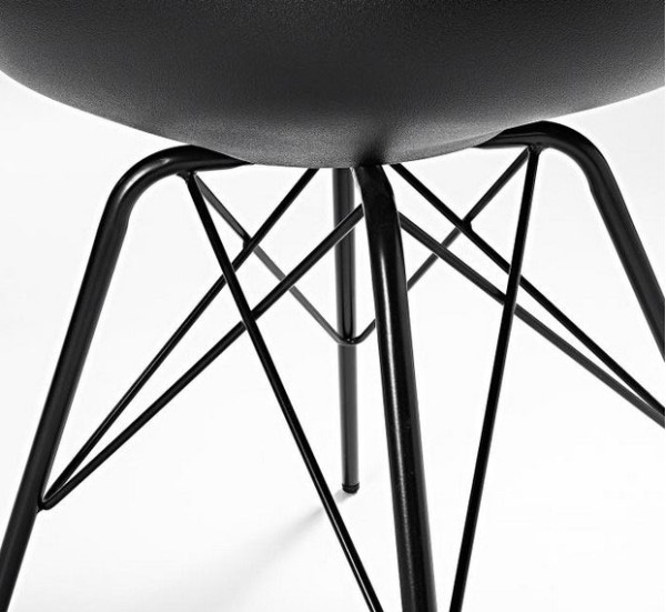 Стул La Forma Lars пластик Черный-4