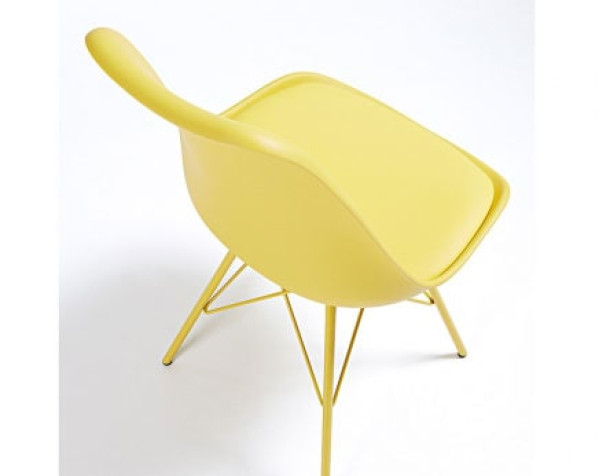 Стул La Forma Lars пластик Желтый-2