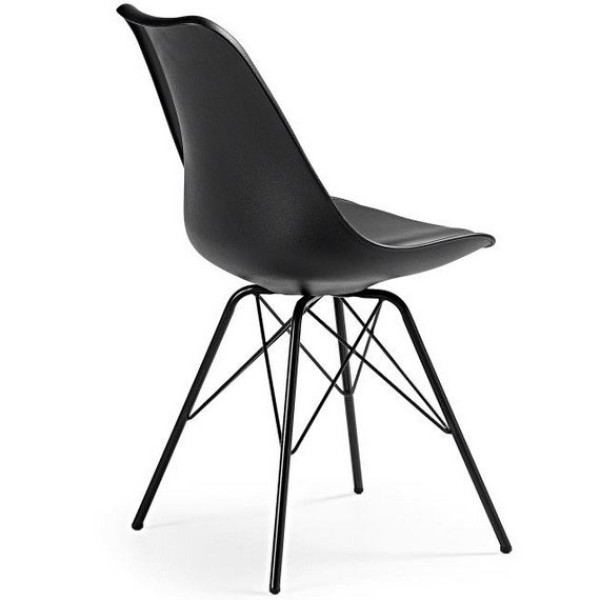 Стул La Forma Lars пластик Черный-2