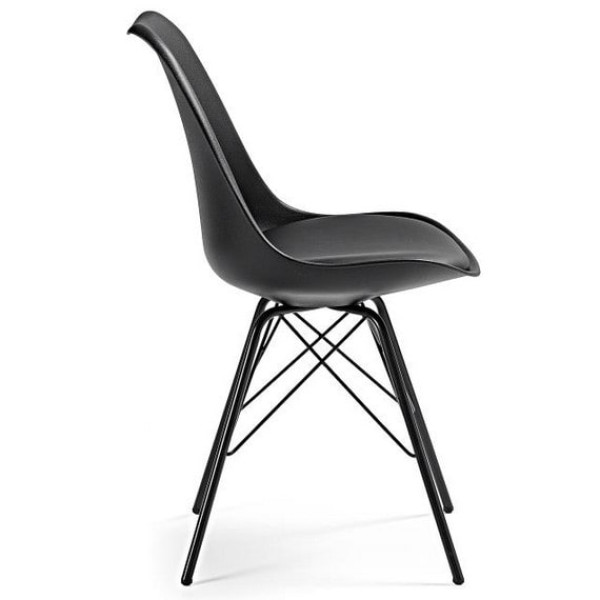 Стул La Forma Lars пластик Черный-1