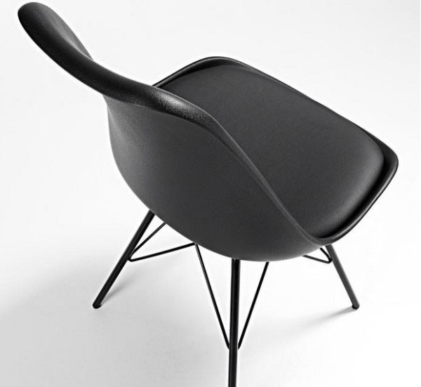 Стул La Forma Lars пластик Черный-3