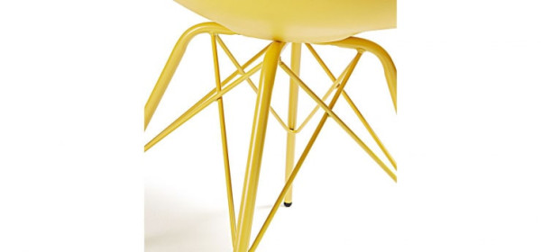 Стул La Forma Lars пластик Желтый-6