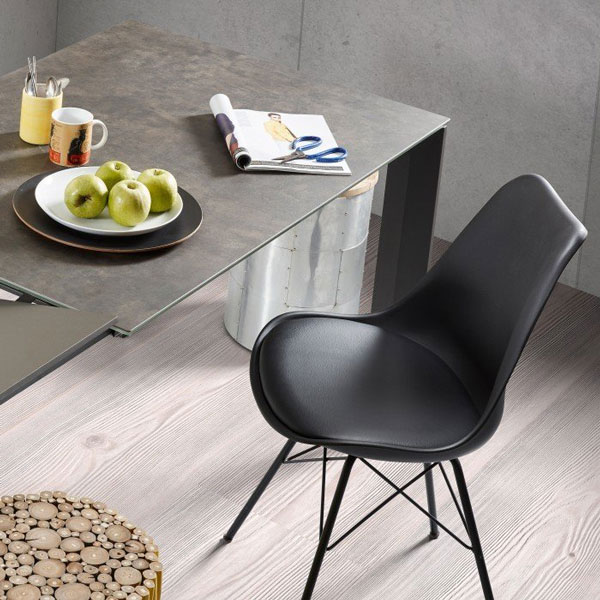 Стул La Forma Lars пластик Черный-6