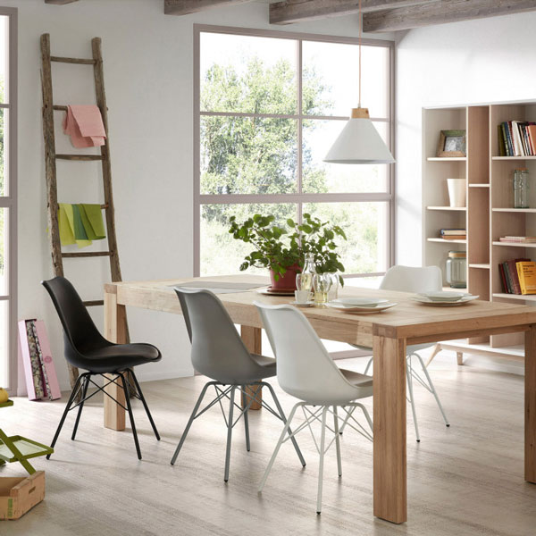 Стілець La Forma Lars пластик Сірий-2