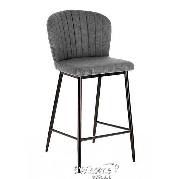 Напівбарний стілець La Forma Madge Сірий-0