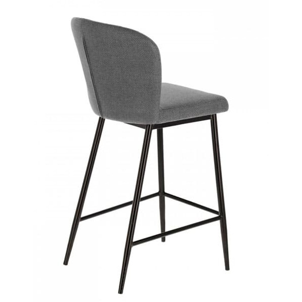 Напівбарний стілець La Forma Madge Сірий-4