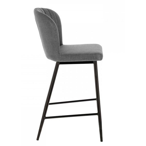 Напівбарний стілець La Forma Madge Сірий-5