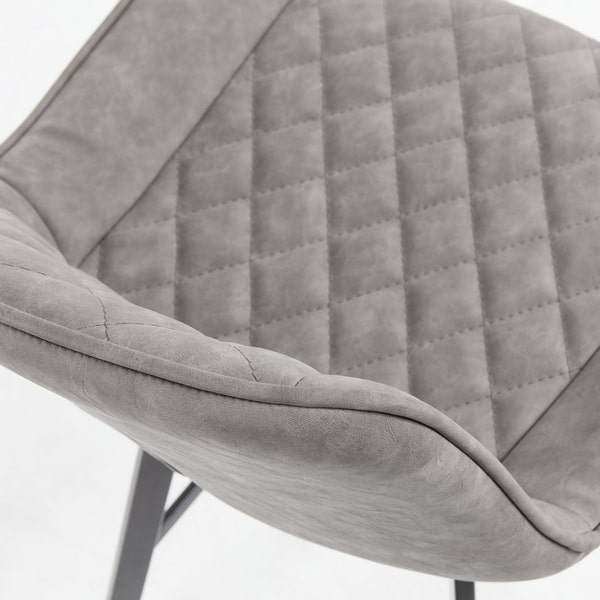 Напівбарний стілець La Forma ARIAN Сірий-3