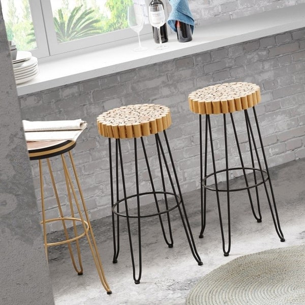 Барний стілець La Forma EVENTO Коричневий-2