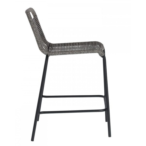 Напівбарний стілець La Forma GLENVILLE Сірий-2