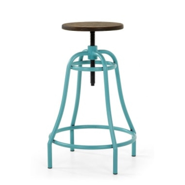 Барний стілець La Forma MALIBU Бірюзовий-0