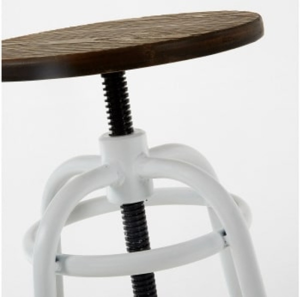 Барний стілець La Forma MALIBU Білий-1