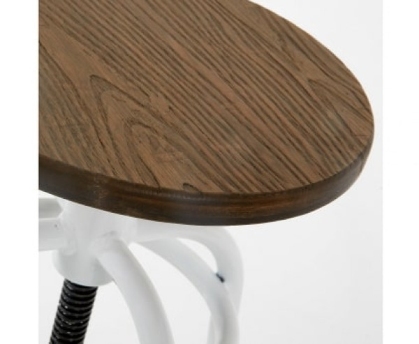 Барний стілець La Forma MALIBU Білий-2