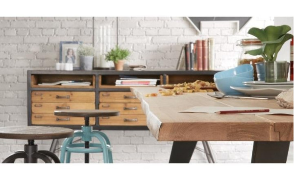 Барний стілець La Forma MALIBU Бірюзовий-5