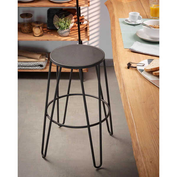 Барний стілець La Forma MALLONE Графіт-3