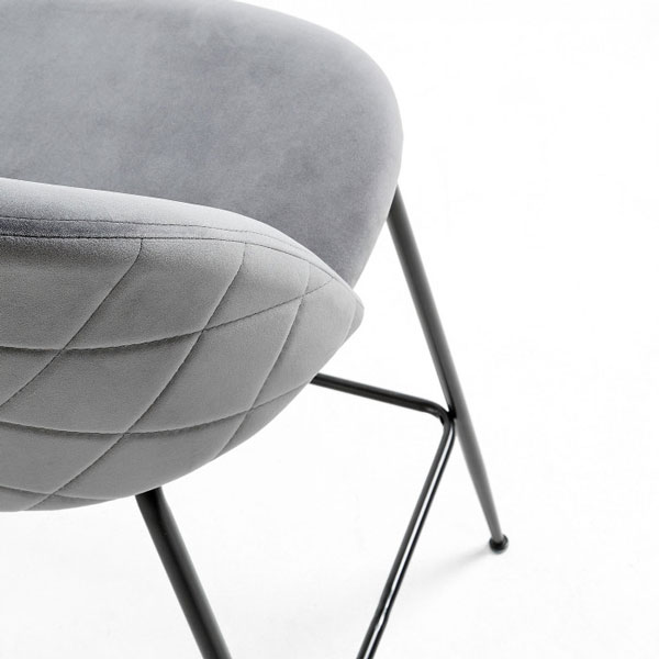 Барний стілець La Forma MYSTERE Сірий-7