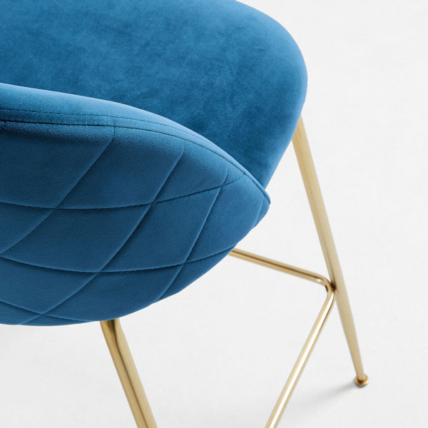 Барный стул La Forma MYSTERE Синий-3