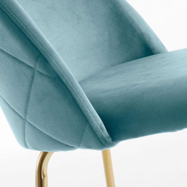 Барный стул La Forma MYSTERE Бирюзовый-3