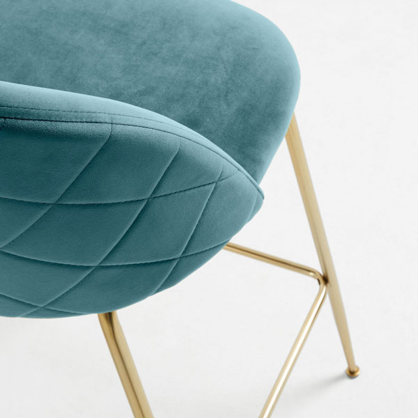 Барный стул La Forma MYSTERE Бирюзовый-2