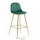 Барний стілець La Forma NILSON Морський зелений велюр