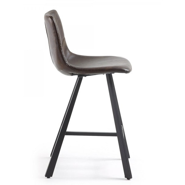 Напівбарний стілець La Forma TRAC Темно-коричневий-4