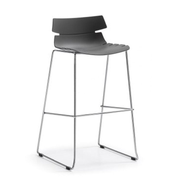 Барный стул La Forma Pulmak Серый-0