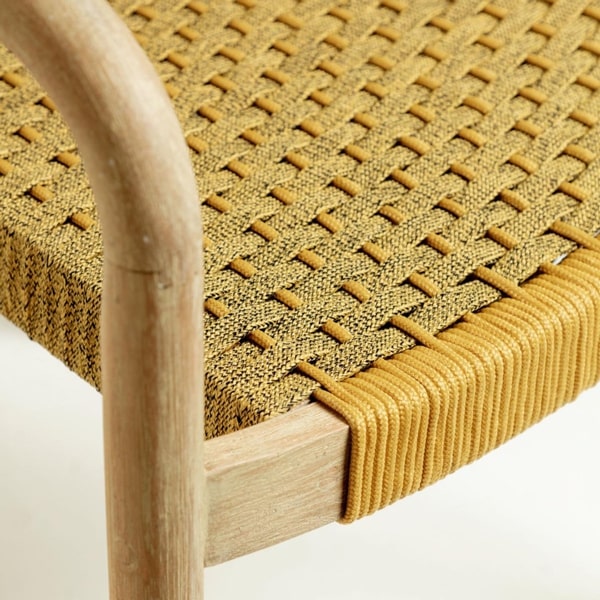 Барний стілець La Forma SHERYL Гірчичний-2