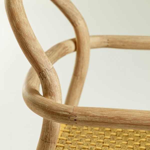 Барний стілець La Forma SHERYL Гірчичний-5