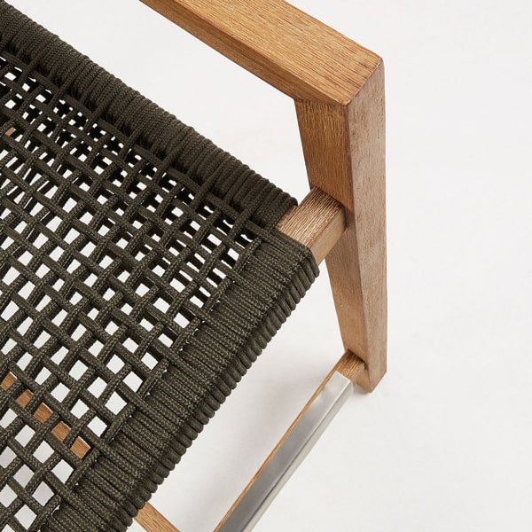 Полубарный стул La Forma THOR Темно-серый-4