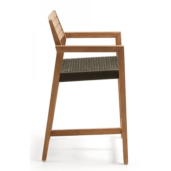 Полубарный стул La Forma THOR Темно-серый-1