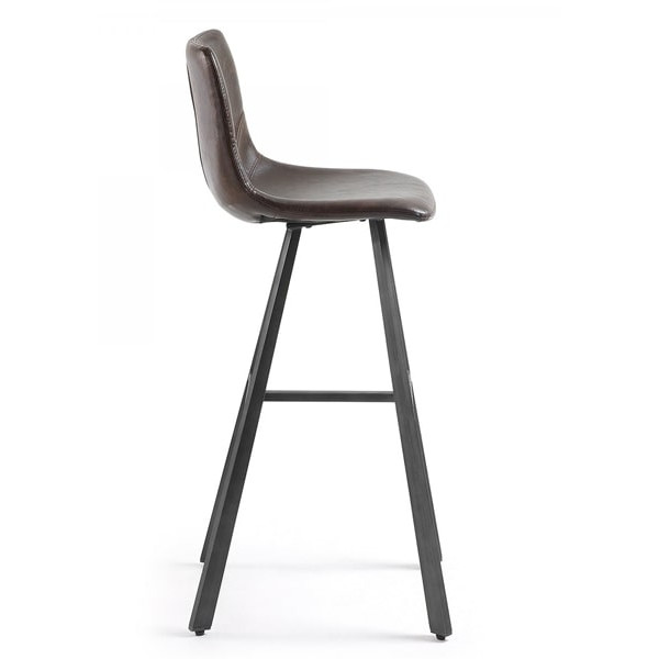 Барный стул La Forma TRAC Темно-коричневый Барный стул La Forma TRAC Темно-коричневый-3