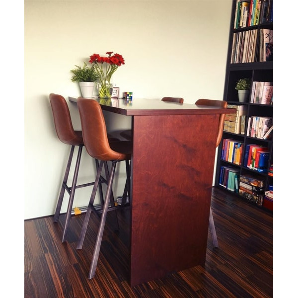 Барный стул La Forma TRAC Коричневый-4