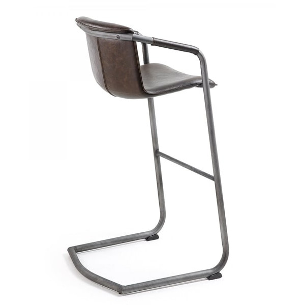 Барний стілець La Forma TRION Темно-коричневий-3